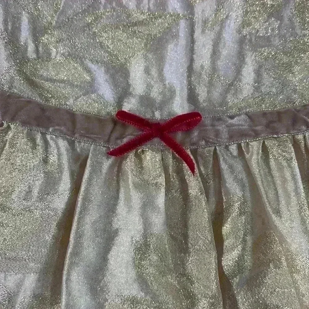 2T Patachou gold Christmas dress